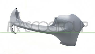REAR BUMPER-PRIMED-WITH CUTTING MARKS FOR PDC, PARK ASSIST AND CAMERA