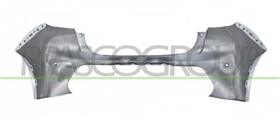 REAR BUMPER-PRIMED-WITH HOLES FOR PDC+SENSOR HOLDERS-WITH CUTTING MARKS FOR PARK ASSIST AND CAMERA HOLE
