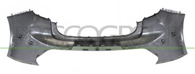 REAR BUMPER-PRIMED-WITH HOLES FOR PDC AND PARK ASSIST+SENSOR HOLDERS-WITH HOLE FOR CAMERA