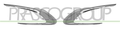 FRONT BUMPER GRILLE MOLDING SET-CHROME (RIGHT+LEFT) MOD. ALLURE
