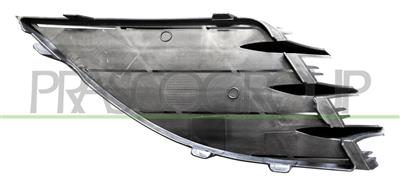 BUMPER CENTRE GRILLE LEFT-BLACK-TEXTURED