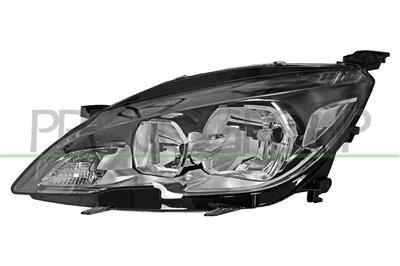 HEADLAMP LEFT H7+HB3 ELECTRIC-WITH MOTOR-BLACK