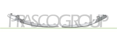 SET FRONT BUMPER GRILLE MOLDINGS (RIGHT+LEFT)-CHROME