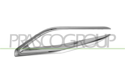 REAR BUMPER MOLDING LEFT-CHROME