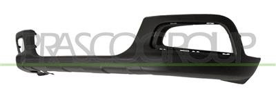 FRONT BUMPER-LOWER-BLACK-TEXTURED FINISH WITH FOG FRAME HOLES