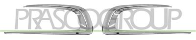 FRONT BUMPER GRILLE MOLDING SET-CHROME (RIGHT+LEFT)