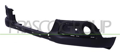 FRONT BUMPER-LOWER-BLACK-TEXTURED FINISH-WITH FOG LAMP HOLES-WITH PDC-WITH FRAME HOLES-WITH CENTRE MOLDING HOLES