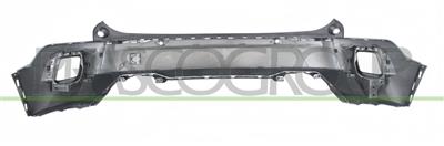 REAR BUMPER-LOWER-BLACK-TEXTURED FINISH-WITH PDC+SENSOR HOLDERS-WITH CUTTING MARKS FOR PDC