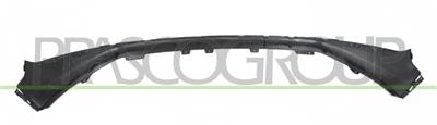 FRONT BUMPER SPOILER-BLACK-TEXTURED FINISH-WITH MOLDING HOLES-WITH PDC CUTTING MARKS
