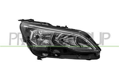 OPTICA DERECHA H7+HB3-ELECTRICA-CON MOTOR-CON LUZ DIURNA-LED