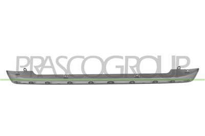SPOILER PARAURTI POSTERIORE-VERNICIATO-ARGENTO