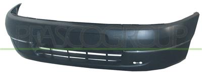 FRONT BUMPER-BLACK-WITH CHROME MOLDING