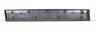 MOLDURA PUERTA TRASERA IZQUIERDA-CON CLIPS-NEGRO/GRANULADO