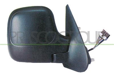 DOOR MIRROR RIGHT-ELECTRIC-BLACK-HEATED