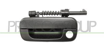 BACK DOOR HANDLE-OUTER-BLACK-WITH KEY HOLE