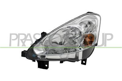 HEADLAMP LEFT H4-ELECTRIC-WITH MOTOR