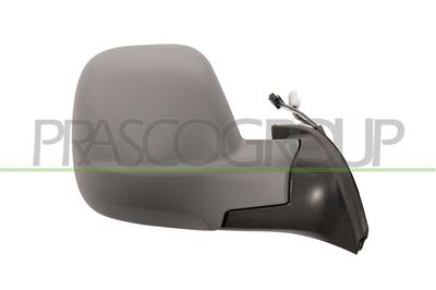 DOOR MIRROR RIGHT-ELECTRIC-HEATED-FOLDABLE-PRIMED-WITH SENSOR-CONVEX-CHROME