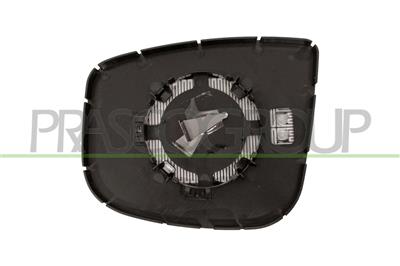 MIRROR GLASS BASE RIGHT-HEATED-CONVEX-CHROME