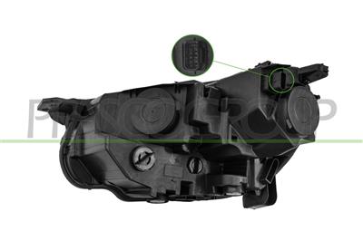 SCHEINWERFER RECHTS-H7+H1-MIT LWR-MIT MOTOR