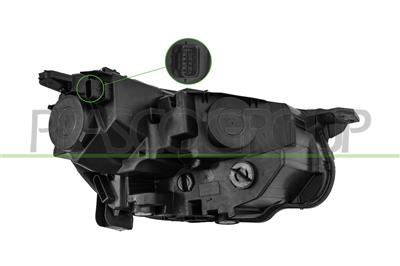 PROIETTORE SINISTRO H7+H1-ELETTRICO-CON MOTORE