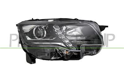 HEADLAMP RIGHT H7+H1-ELECTRIC-WITH MOTOR-WITH DAY RUNNING LIGHT-LED