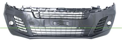 FRONT BUMPER-BLACK-TEXTURED FINISCH-WITH FOG LAMP HOLES-WITH PDC AND PARK ASSIST+SENSOR HOLDERS