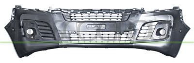 FRONT BUMPER-BLACK-TEXTURED FINISCH-WITH FOG LAMP HOLES-WITH PDC AND PARK ASSIST+SENSOR HOLDERS