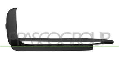 FRONT BUMPER GRILL MOLDING LEFT-UPPER-BLACK-TEXTURED FINISH