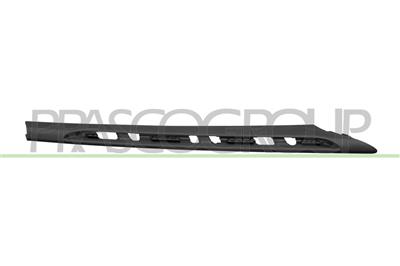 FRONT BUMPER GRILL MOLDING RIGHT-LOWER-BLACK-TEXTURED FINISH-WITH PROFILE HOLES