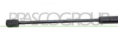 TAILGATE GAS SPRING RIGHT/LEFT - 390 N - L 474 mm - S 190 mm - Ø 18 mm - Ø 8 mm