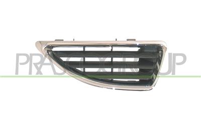 GRILLE CALANDRE DROITE CHROMEE/NOIRE 