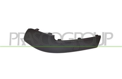 FRONT BUMPER MOLDING-RIGHT-BLACK-TEXTURED FINISH-WITH TOW HOOK COVER