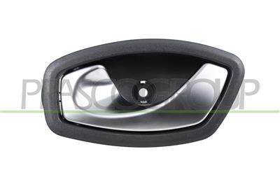 FRONT/REAR DOOR HANDLE LEFT-INNER-WITH CHROME LEVER-BLACK HOUSING