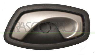 FRONT/REAR DOOR HANDLE LEFT-INNER-WITH SILVER LEVER-BLACK HOUSING