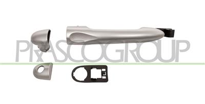 FRONT/REAR-RIGHT/LEFT DOOR HANDLE-OUTER-SILVER