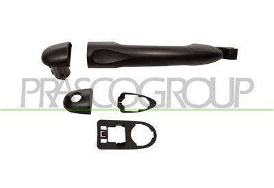 FRONT/REAR-RIGHT/LEFT DOOR HANDLE-OUTER-BLACK