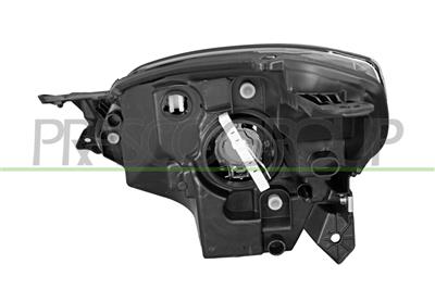 HEADLAMP RIGHT H4 ELECTRIC-WITHOUT MOTOR-BLACK