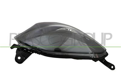 HEADLAMP RIGHT H4 ELECTRIC-WITHOUT MOTOR-BLACK