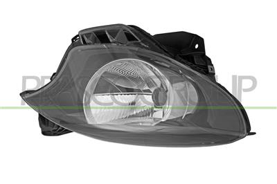 OPTICA IZQUIERDA H4 ELECTRICA-SIN MOTOR-NEGRA