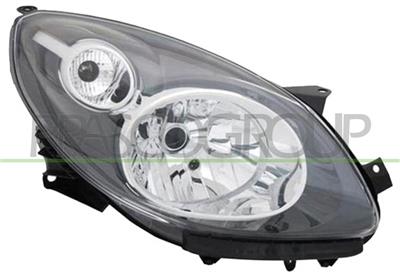 HEADLAMP RIGHT H4 ELECTRICO-WITHOUT MOTOR-BLACK