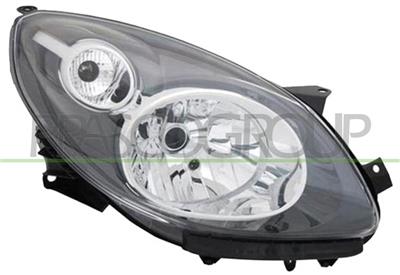 OPTICA DERECHA H4 ELECTRICA-SIN MOTOR-NEGRA