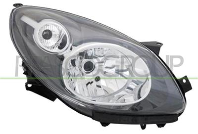 HEADLAMP RIGHT H4 ELECTRICO-WITH MOTOR-BLACK