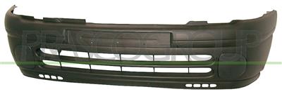 FRONT BUMPER-BLACK-WITHOUT FOG LAMP HOLES