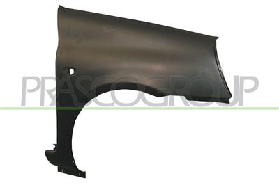 FRONT FENDER RIGHT-WITH SIDE REPEATER HOLE-PLASTIC-BLACK-SMOOTH FINISH TO BE PRIMED