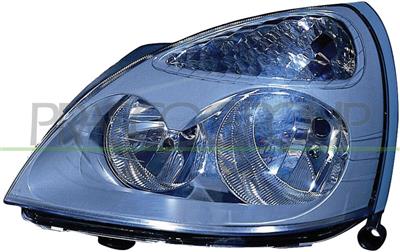 HEADLAMP LEFT H7+H1 ELECTRIC-WITHOUT MOTOR-GRAY (HELLA TYPE)