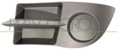 BUMPER GRILLE LEFT-BLACK-WITHOUT FOG LAMP HOLE