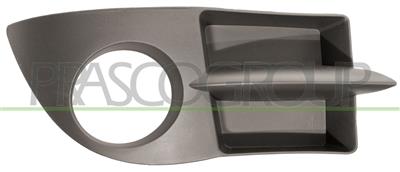 BUMPER GRILLE RIGHT-BLACK-WITH FOG LAMP HOLE