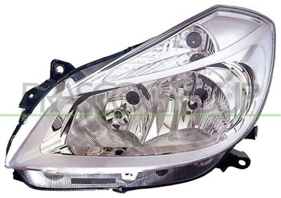 PROIETTORE SINISTRO H7+H7-ELETTRICO-CON MOTORE-CROMATO
