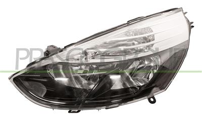 PROIETTORE SINISTRO H1+H7-ELETTRICO-CON MOTORE-NERO-BORDO NERO