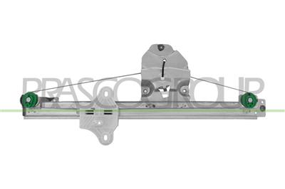 FRONT LEFT WINDOW REGULATOR MECHANISM MOD. 5 DOOR